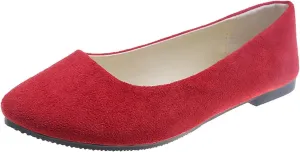 Pointed Toe Flats for Women Dressy Casual, Low Heel Dress Shoes Comfortable, Slip-on Business Work Loafer Shoes for Women