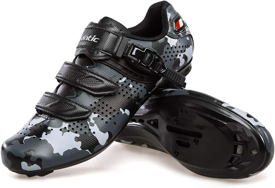 Santic Unisex Cycling Shoes Indoor Road Bike Shoes Riding Shoes for Men and Women