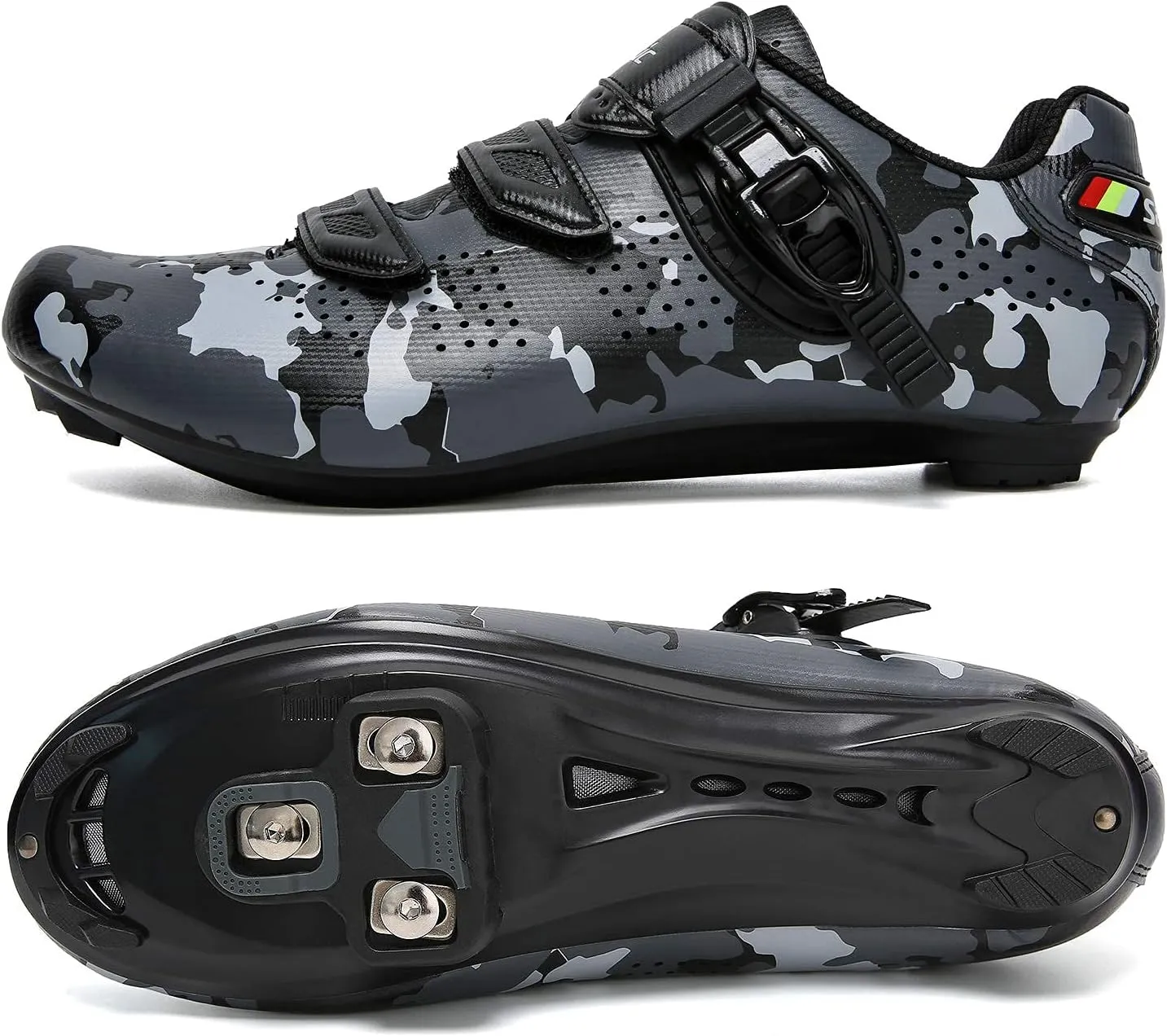 Santic Unisex Cycling Shoes Indoor Road Bike Shoes Riding Shoes for Men and Women