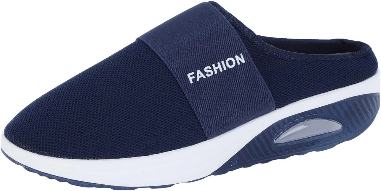 SBGMoSJ Plantar Fasciitis Shoes Women Dressy Slip On Walking Shoes Women Wide Black Sneakers for Women Fashion Platform Sneakers for Women Slip On White Tennis Shoes Women Size 6 Wide