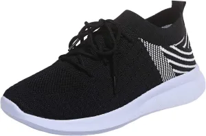SBGMoSJ Platform Sneakers for Women 6 Wide Zapatos Negros para Mujer Womens Size 11.5 Wide Casual Shoes White High Top Platform Sneakers for Women Slip On Sneakers Woman