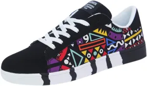 SBGMoSJ Trendy Platform Sneakers for Women 2023 White Non Slip Sneakers for Women White Slip On Shoes for Women Dressy Womens Fashion Sneakers 2023 Wedge Heel Womens Black Sneakers Wide Width