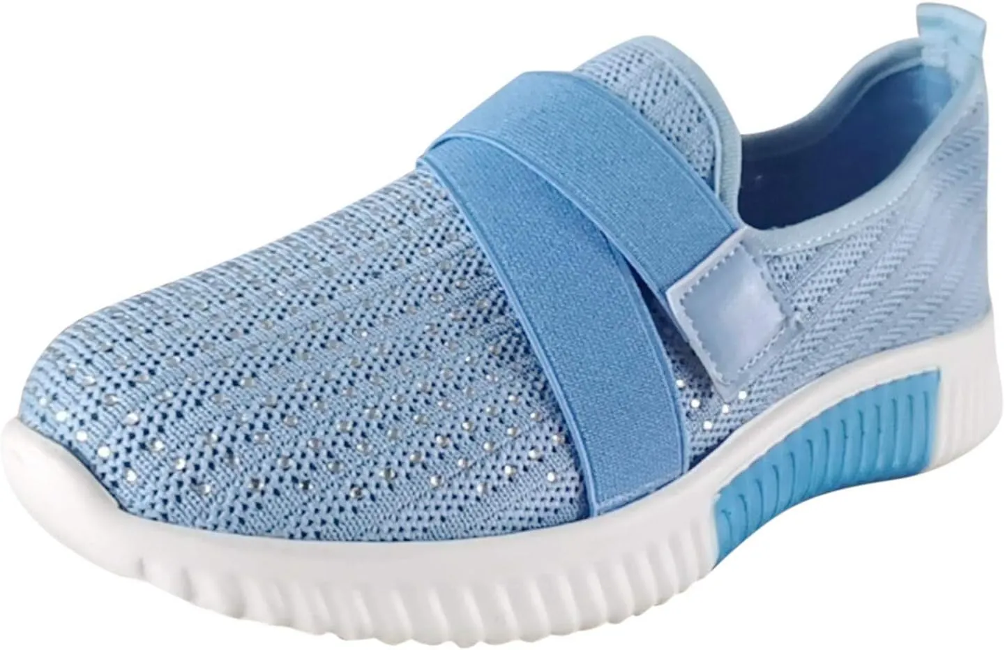 SBGMoSJ Womens White Sneakers Casual Women's Fashion Sneakers Black Sneakers for Women Fashion Comfortable Women's Sneakers Size 8 Slip On Zapato Ortopedico para Mujer Negro