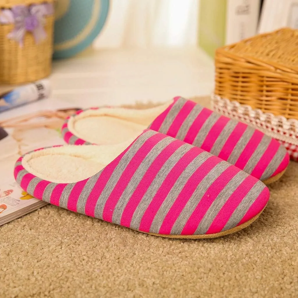Slippers for Women House Shoes Fuzzy Memory Foam Comfortable Bedroom Slippers Winter Warm Soft Indoor Slippers