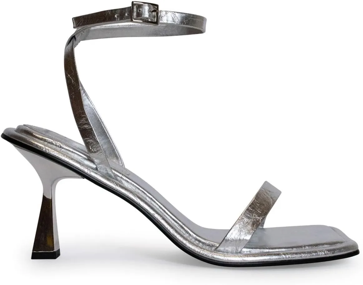Smash Womens Imani Metallic Square Toe Pumps