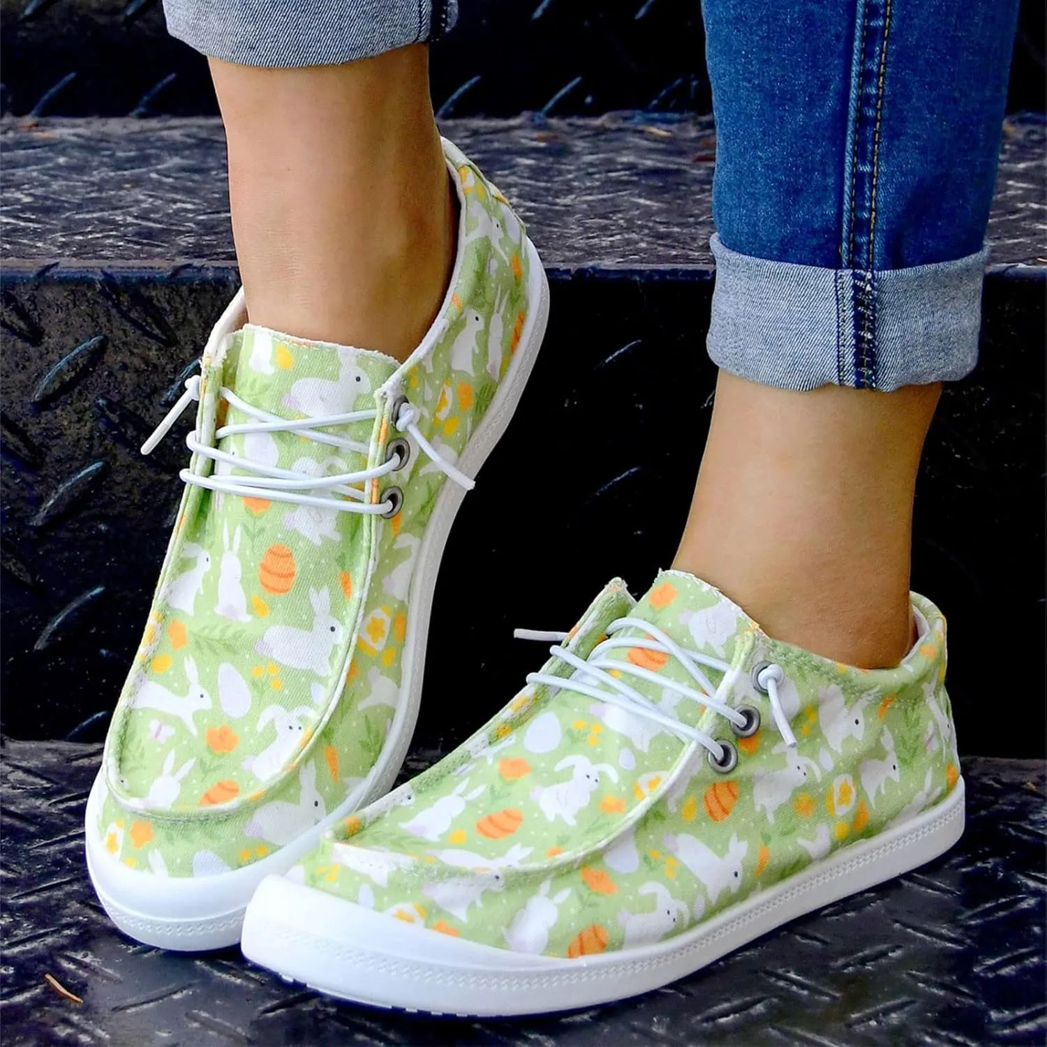 Sneakers for Womens Anti-Slip Comfortable Womens Loafers Roman Pluse Size Comfortable Shoes for Women
