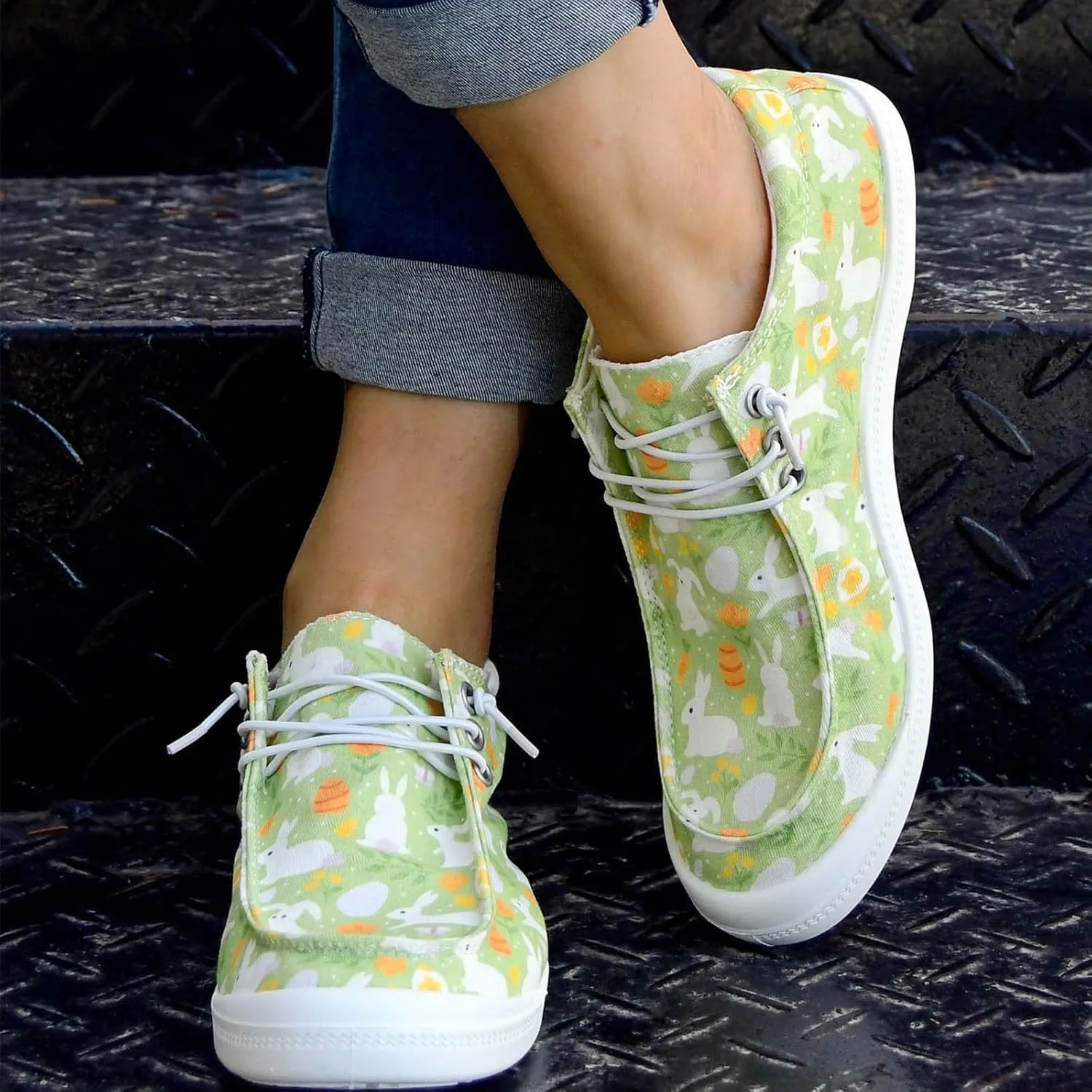 Sneakers for Womens Anti-Slip Comfortable Womens Loafers Roman Pluse Size Comfortable Shoes for Women