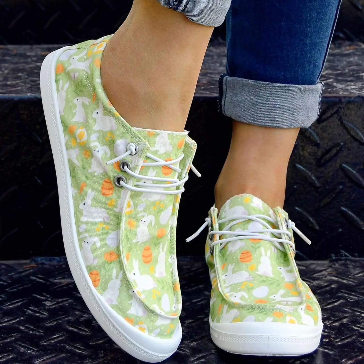 Sneakers for Womens Anti-Slip Comfortable Womens Loafers Roman Pluse Size Comfortable Shoes for Women