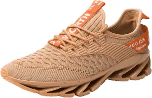 Sneakers Height Boosting Shoes for Men Walking Shoes Comfort Non Slip Breathable Knit Slip On Sneaker Laces for Men