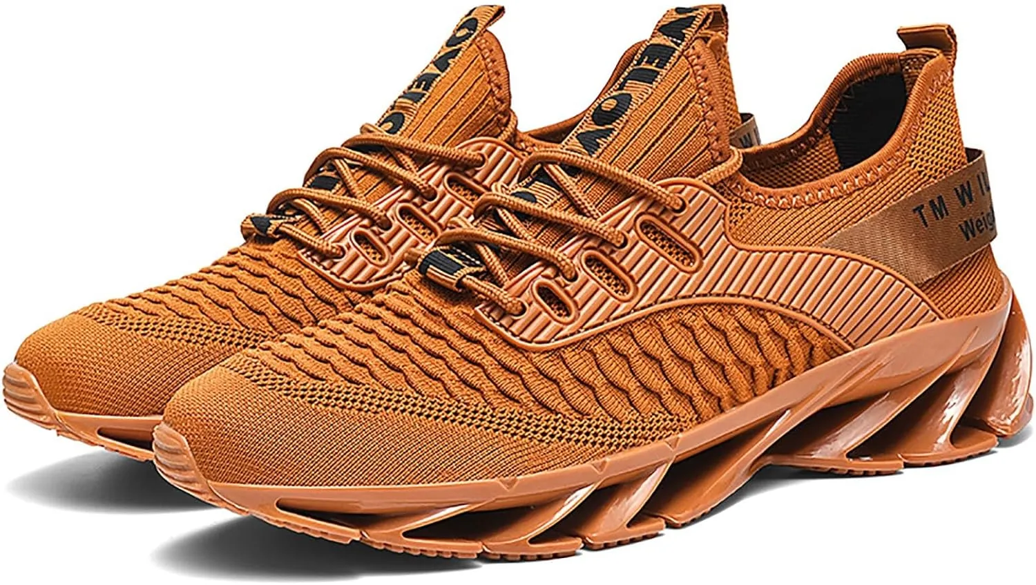 Sneakers Height Boosting Shoes for Men Walking Shoes Comfort Non Slip Breathable Knit Slip On Sneaker Laces for Men