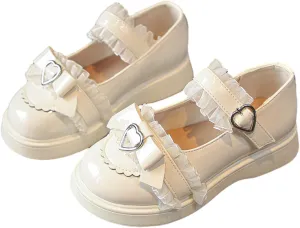 Sweet Lolita Cosplay Flat Mary Jane Shoes Cute Goth Chunky Platform Dress Pumps Shoes PU Leather Oxfords for Women