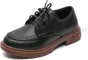 TangDao Boy’s Dress Shoes Slip On Loafers Lace Up Comfort School Uniform Shoes Kids Wedding Shoes