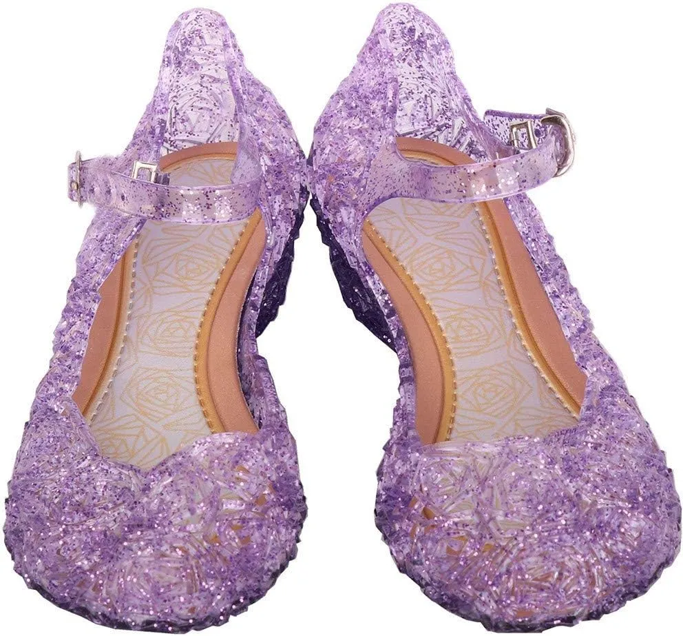 Toddler Girls Single Sandals Wedge Kids Girls Dress Princess Shoes Infant Baby Toddler Shoes High Heel rystal Shoes