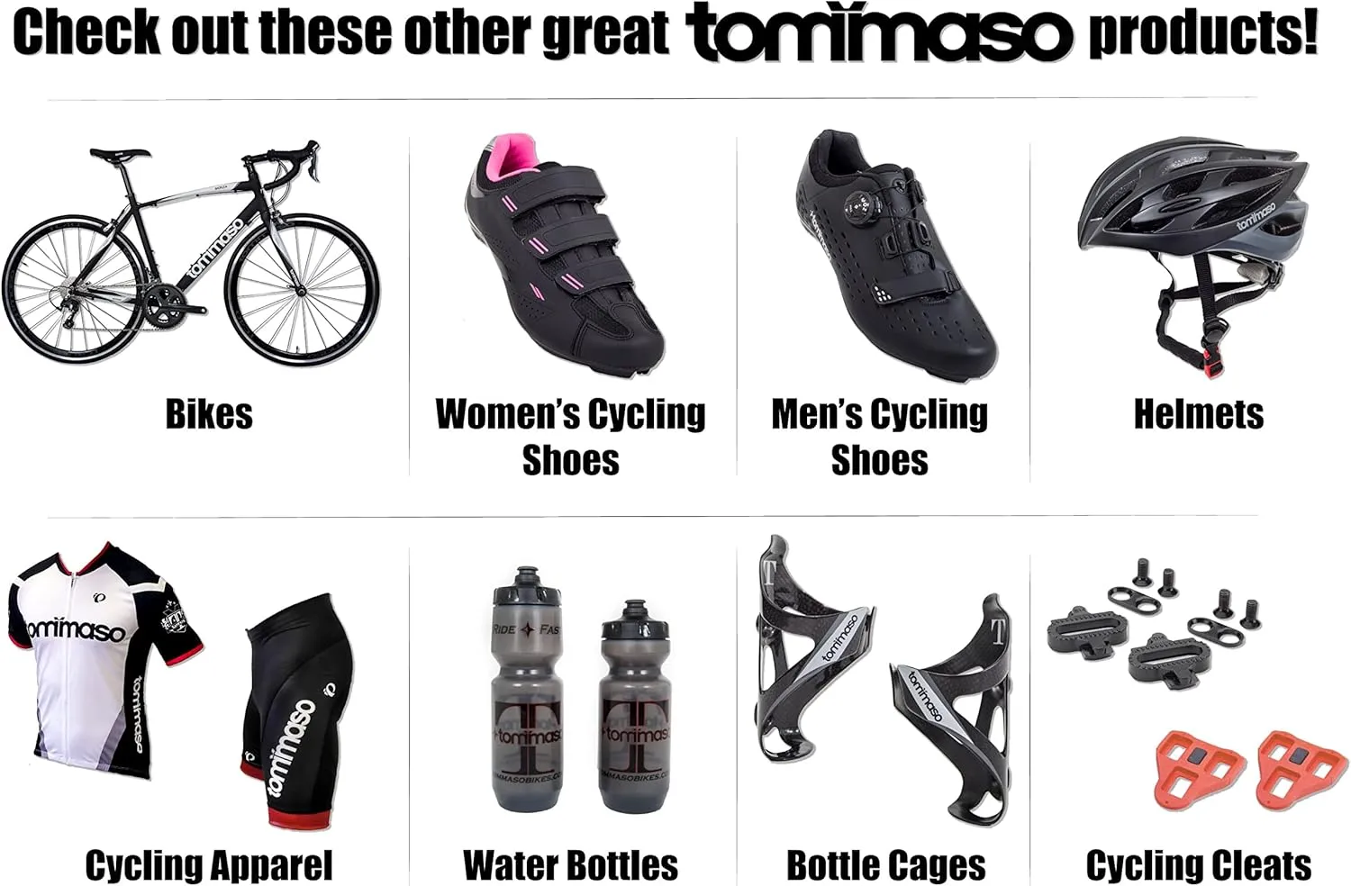 Tommaso Mens Cycling Shoes – SPD Compatible Indoor, MTB, Gravel & Mountain Bike Shoes – Walkable Design – Cleats Not Included
