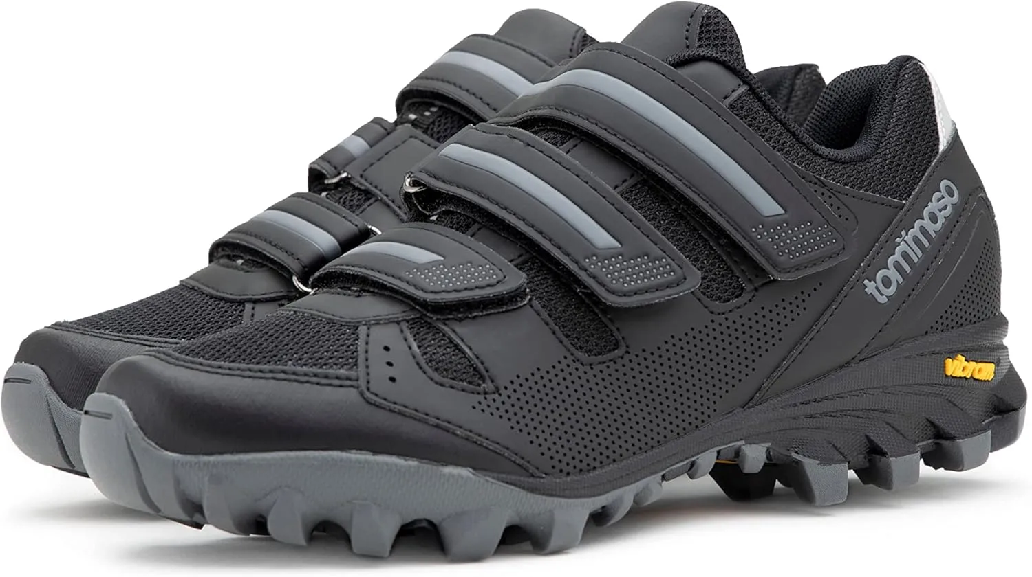 Tommaso Mens Cycling Shoes – SPD Compatible Indoor, MTB, Gravel & Mountain Bike Shoes – Walkable Design – Cleats Not Included