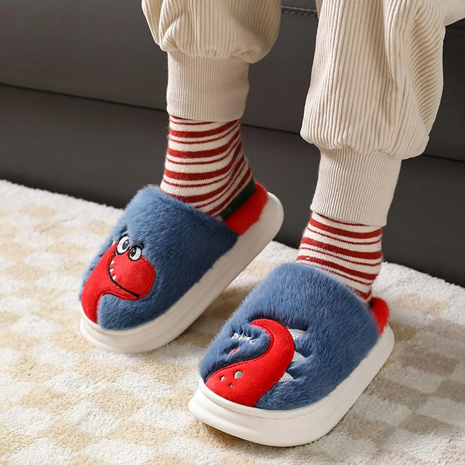 Tote Kids Boot Slippers Fashion Autumn And Winter Boys And Girls Slippers Flat Bottom Thick Bottom Soft Girls Flip Flops