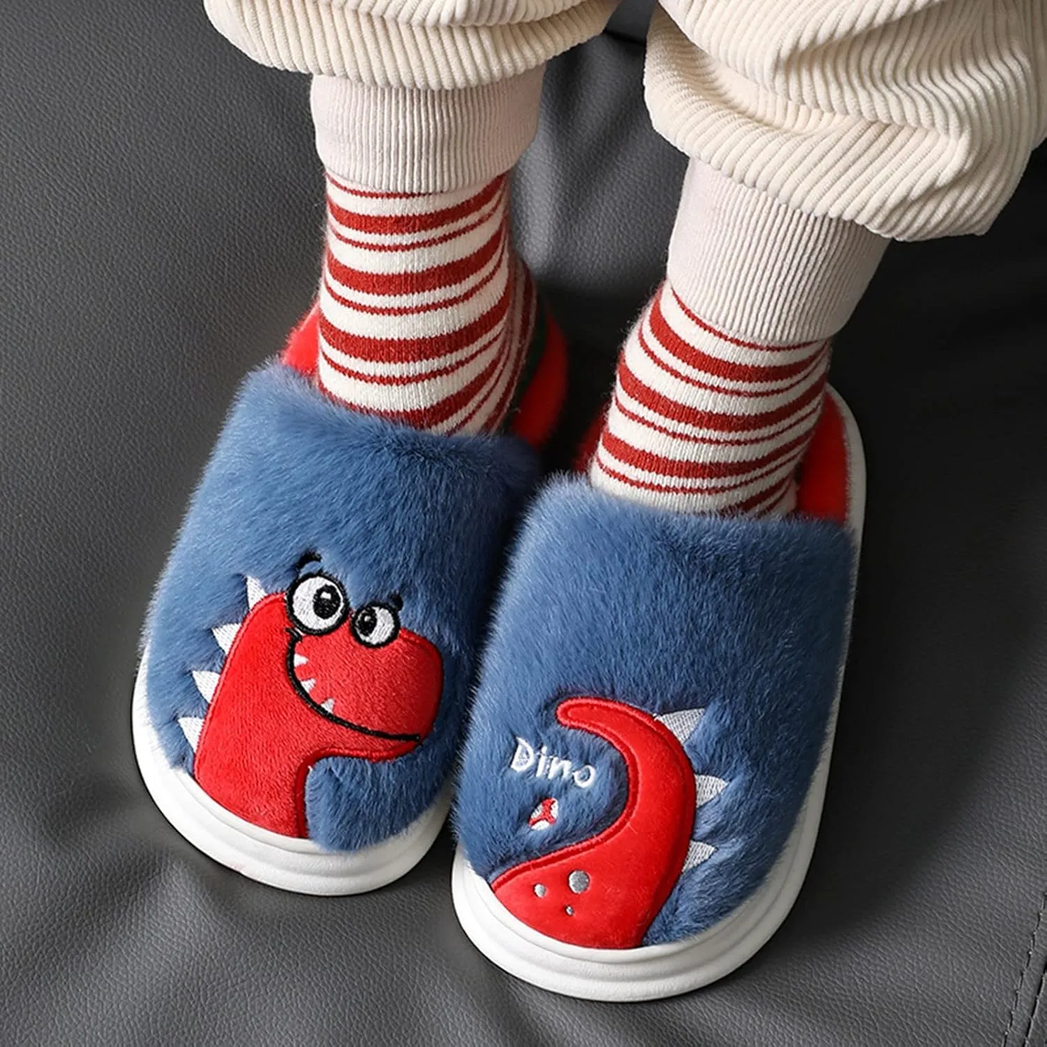 Tote Kids Boot Slippers Fashion Autumn And Winter Boys And Girls Slippers Flat Bottom Thick Bottom Soft Girls Flip Flops