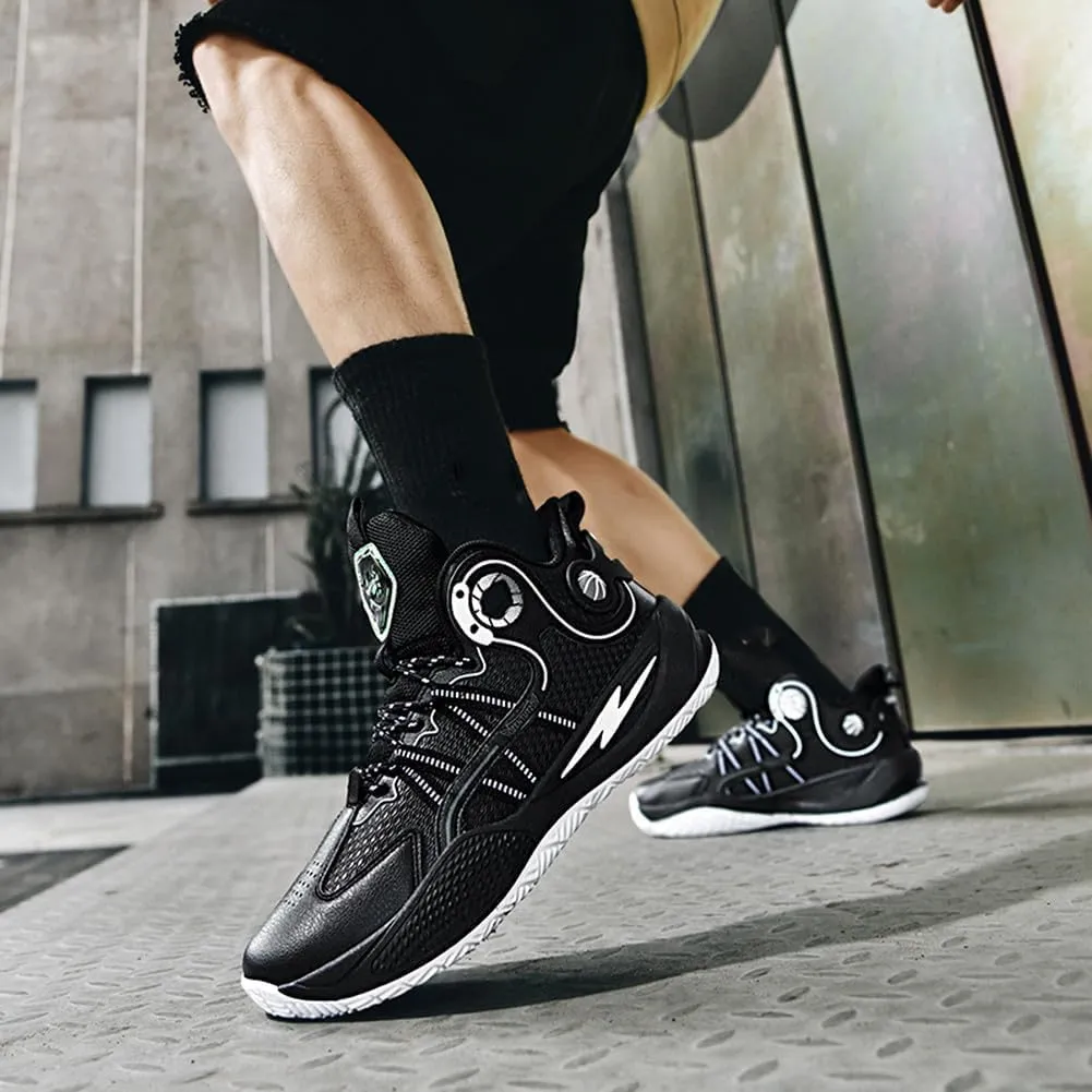 Unisex Basketball Shoes Breathable Anti Slip and Shock Absorption Training Sneakers for Youth