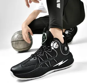 Unisex Basketball Shoes Breathable Anti Slip and Shock Absorption Training Sneakers for Youth