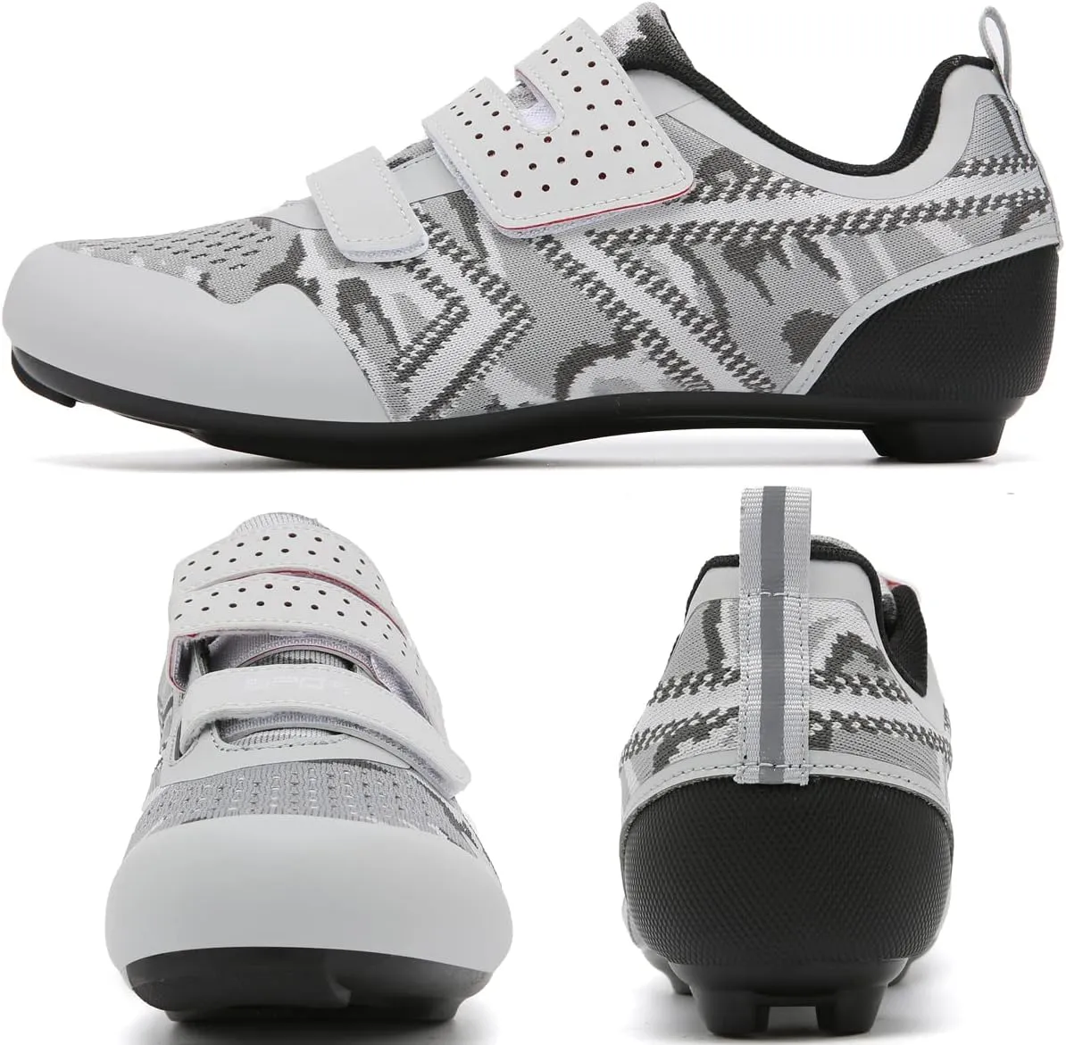 Unisex Cycling Shoes Compatible with Peloton Indoor Riding Road Bicycle with Delta Cleats Outdoor Pedal Bike Shoes
