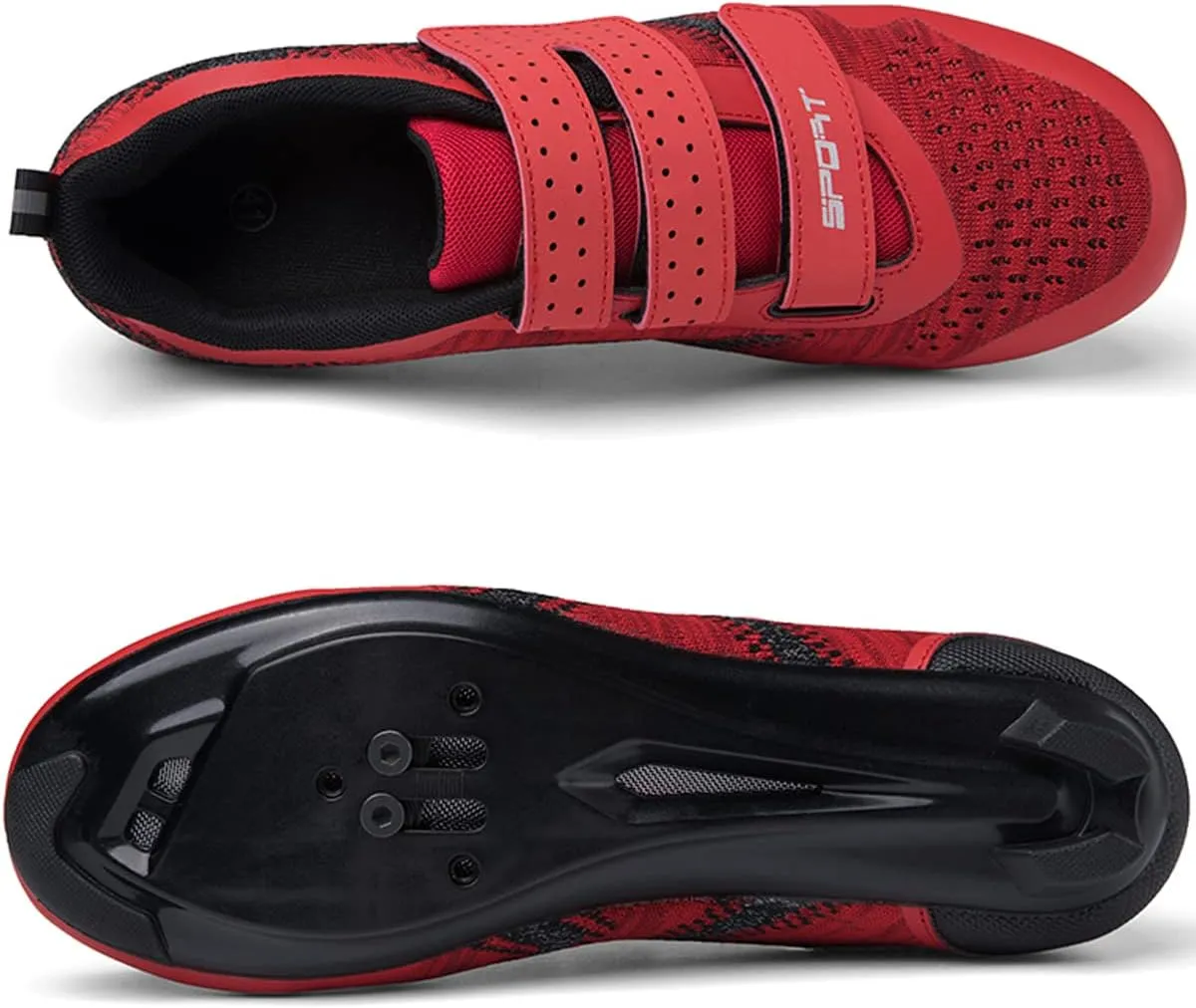 Unisex Cycling Shoes Compatible with Peloton Indoor Riding Road Bicycle with Delta Cleats Outdoor Pedal Bike Shoes