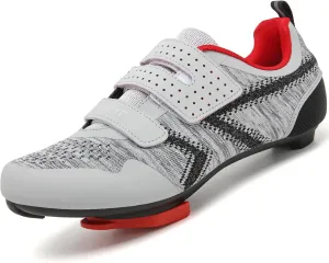 Unisex Cycling Shoes Compatible with Peloton Indoor Riding Road Bicycle with Delta Cleats Outdoor Pedal Bike Shoes