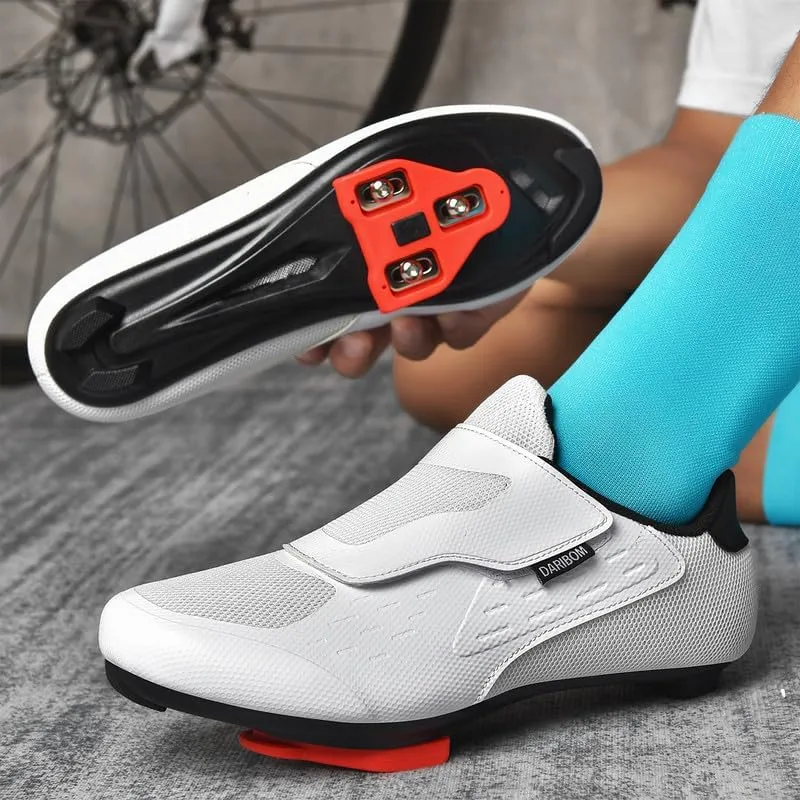 Unisex Cycling Shoes Compatible with Peloton Shoes Indoor Road Bike Riding Shoes for Men and Women Pre-Installed with Delta Cleats Clip Outdoor Pedal