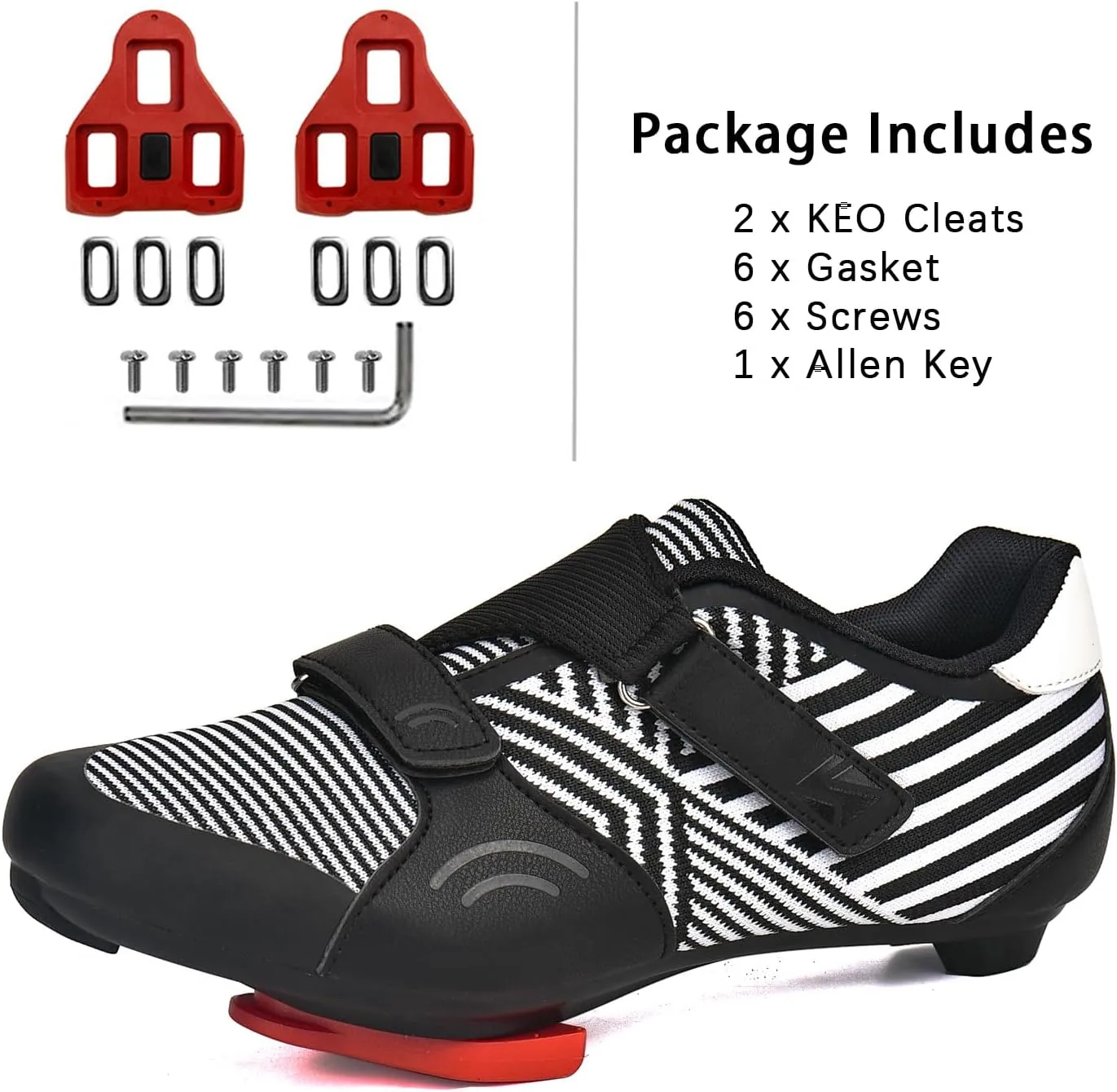 Unisex Cycling Shoes Indoor Compatible with Pelaton Outdoor Road Bike Riding Shoes for Men and Women with Look Delta Cleats Clip