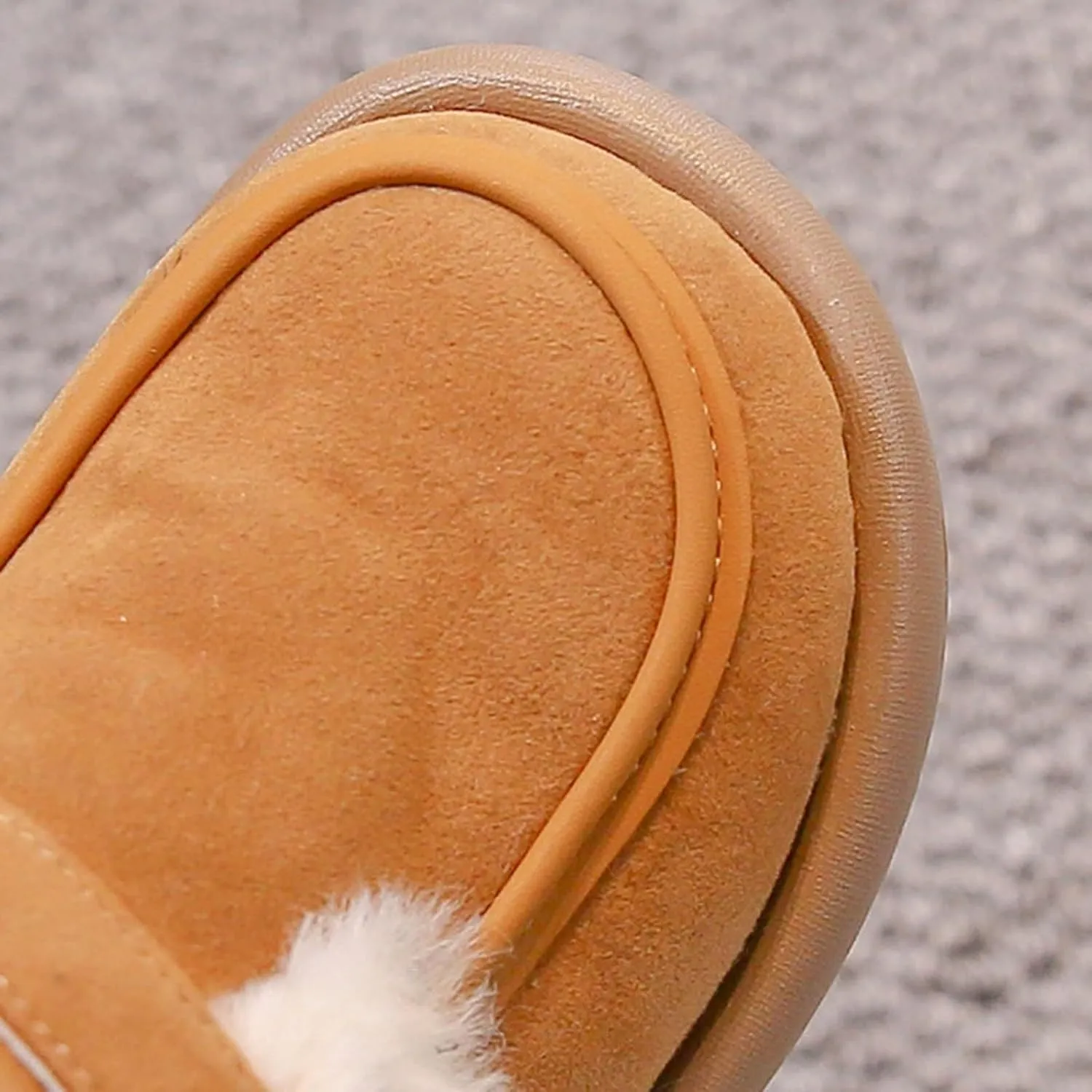 Unisex Kids Warm Furry Winter Ankle Boots Boys Girls Cozy Fleece Plush Soft Fuzzy Fr Youth Boys Winter Boots Size 5