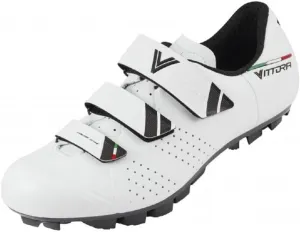 Vittoria Rapide MTB Cycling Shoes (White, EU 43 ½ US 9 ½ UK 9)