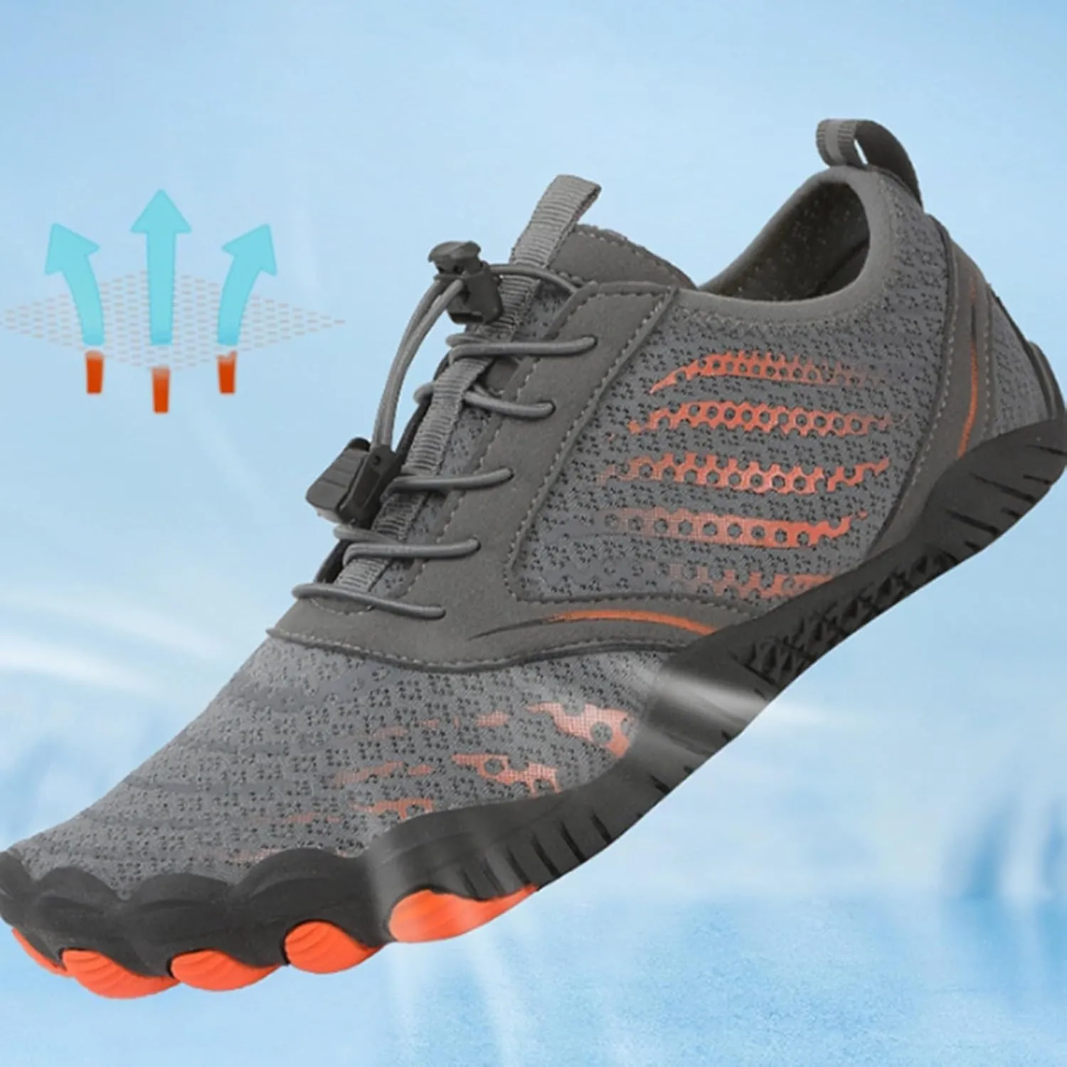Water Shoes for Women Men Barefoot Water Sock Shoe Summer Beach Wading Diving Footwear Comfy Sand Volleyball Shoes for Women Men Outdoor Barefoot Hiking Shoe Indoor Fitness Yoga