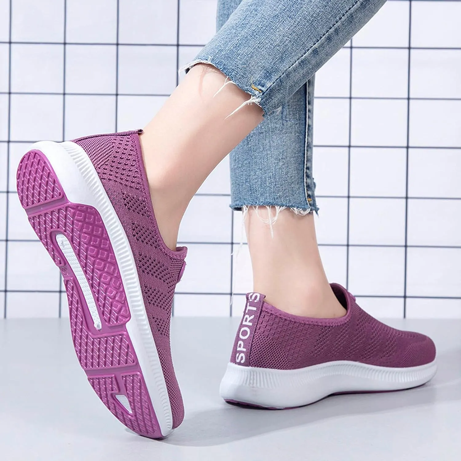 Wedge Heel Sneakers for Women Zapatillas Elegantes para Mujer Womens Casual Shoes Wide Trail Running Shoes Women Plantar Fasciitis Women Sport Athletic Running Sneakers Walking Shoes