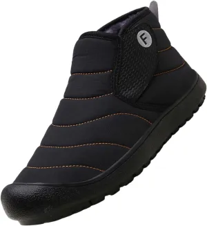 Winter Boots Women Wide Short Snow Boots Womens Comfortable Warm Barefoot Shoes Grounded Footwear Hiking Ankle Boots for Women Men Snow Booties