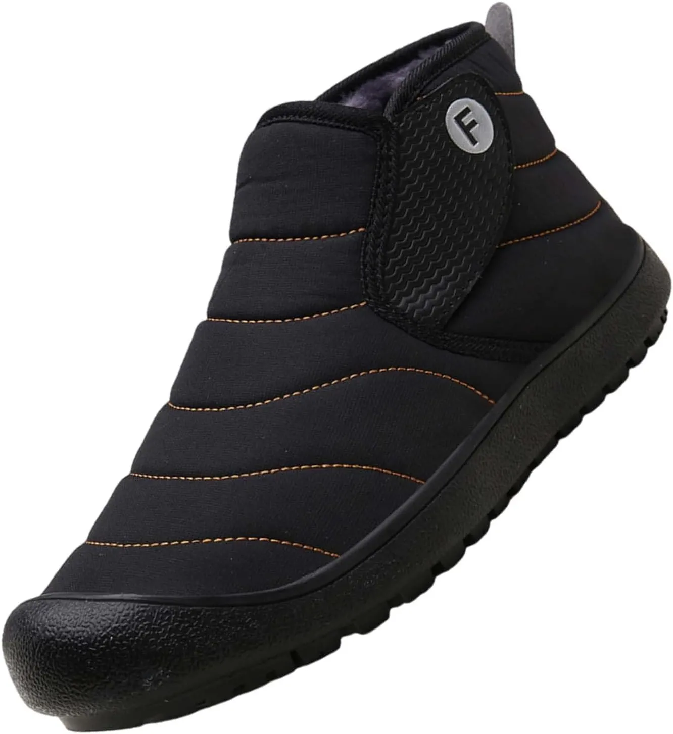 Winter Boots Women Wide Short Snow Boots Womens Comfortable Warm Barefoot Shoes Grounded Footwear Hiking Ankle Boots for Women Men Snow Booties