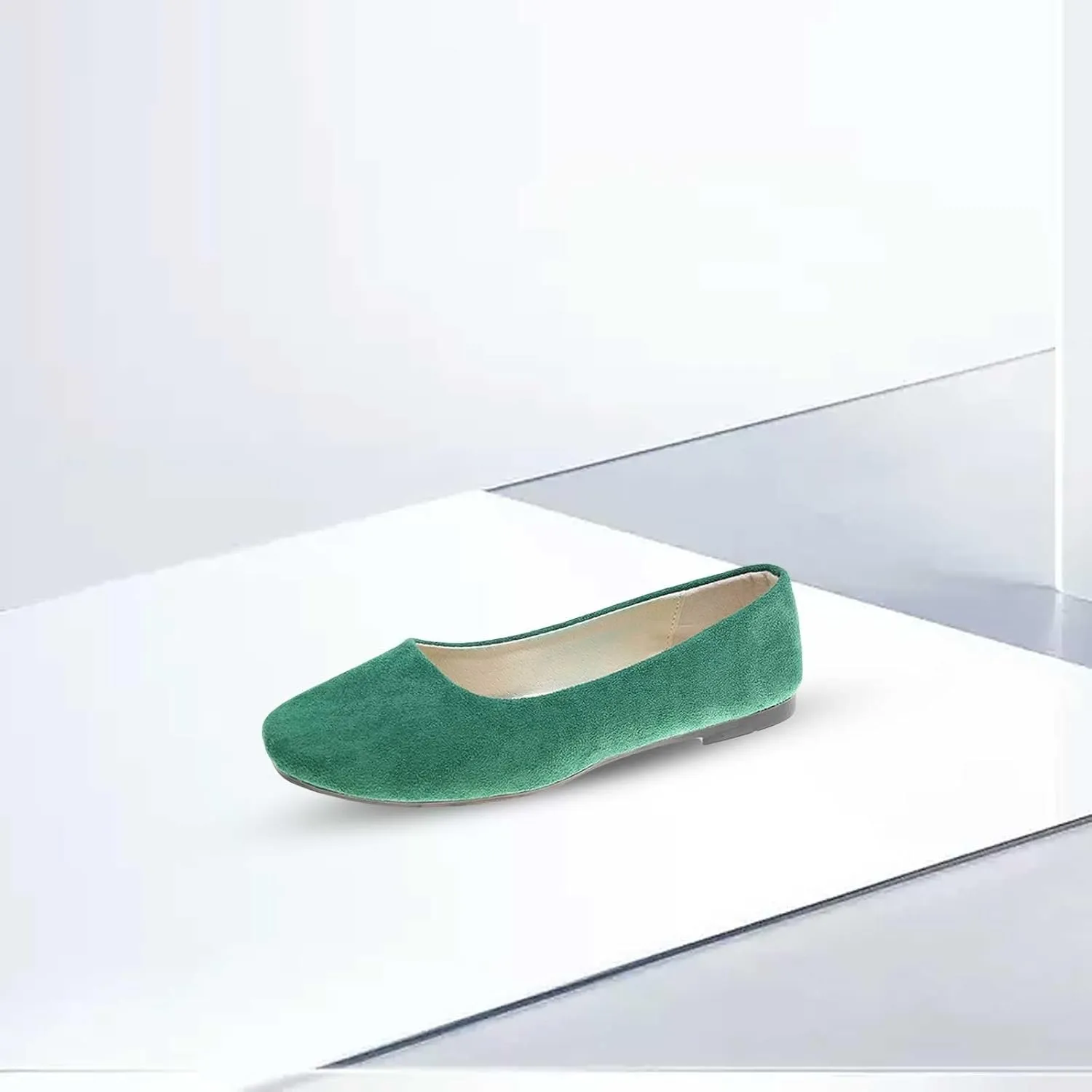 Women Shoes Sandals Women Girls Solid Big Size Slip On Flat Shallow Comfort Casual Single Shoes