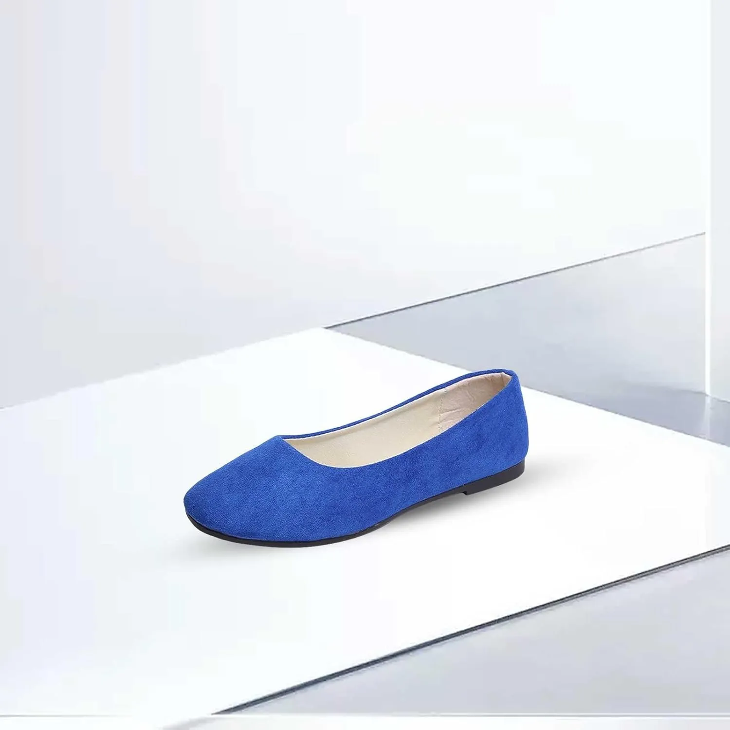 Women Shoes Sandals Women Girls Solid Big Size Slip On Flat Shallow Comfort Casual Single Shoes