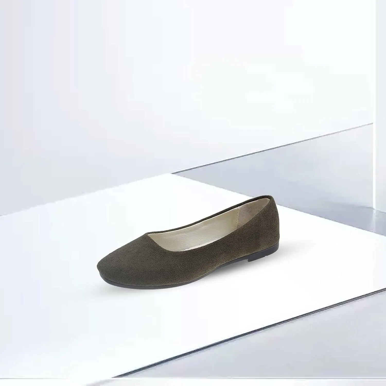 Women Shoes Sandals Women Girls Solid Big Size Slip On Flat Shallow Comfort Casual Single Shoes