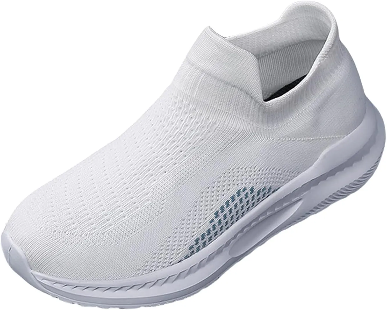 Women Slip Ons Sneakers Shoes Mesh Knit White Slip On Sneakers for Women Wide Womens Indoor Basketball Shoes Size 7 Womens High Top Sneakers Zapatos CóModos Y Elegantes para Mujer De Vestir 10