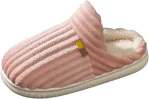 Women Slippers Fashionable New Pattern Minimalist Solid Color Couple Autumn And Warm Cozy Indoor Slippers Women