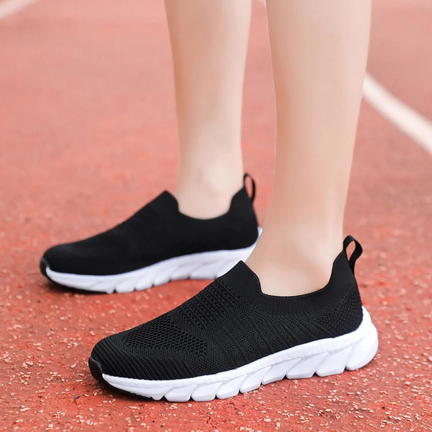 Women's Lightweight Slip On Walking Running Shoes Running Shoes for Women Casual Shoes Dressy Casual Women's Fashion Sneakers Steel Toe Tennis Shoe Loafers Casual Slip On