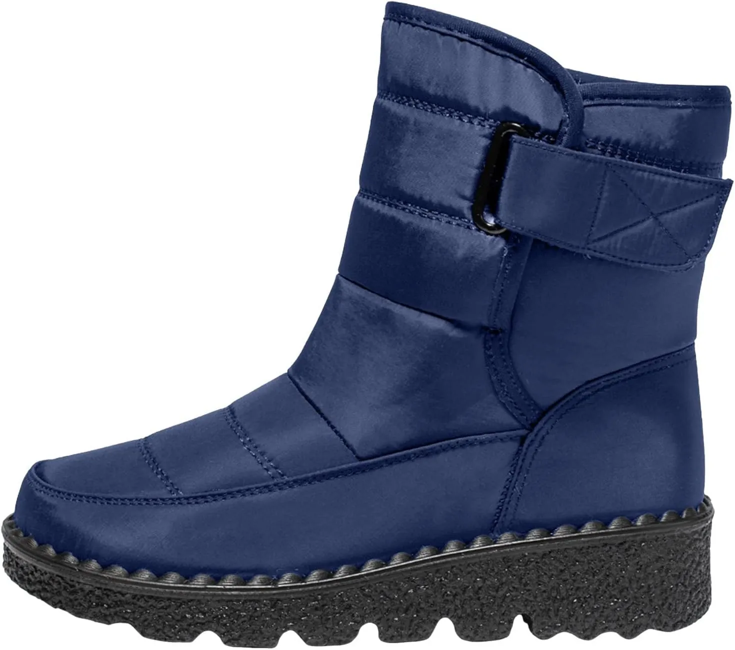 Womens Snow Boots Waterproof, Winter Snow Boots Lightweight Warm Faux Fur Lined Mid-Calf Booties Outdoor Booties Comfortable Furry Mid Calf Warm Shoes for Women