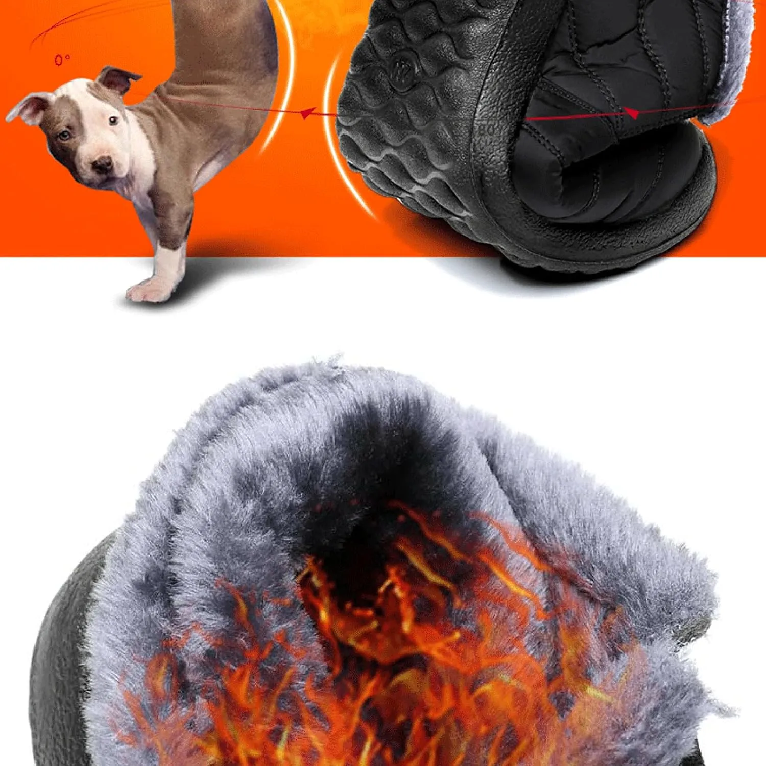Women's Warm Fur Lined Snow Boots Waterproof Ankle Boots Outdoor Booties Comfortable Winter Shoes for Women
