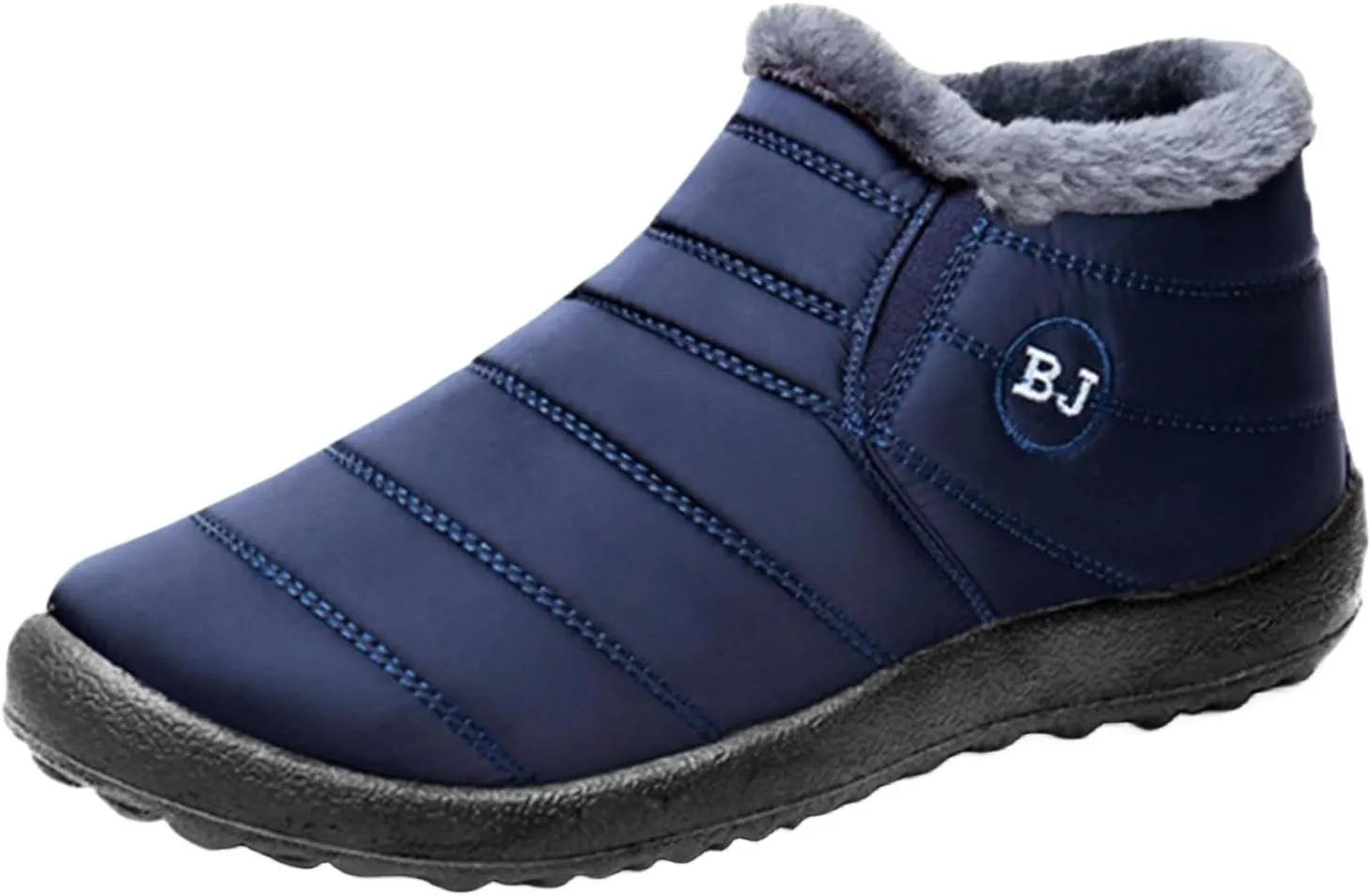 Women's Warm Fur Lined Snow Boots Waterproof Ankle Boots Outdoor Booties Comfortable Winter Shoes for Women