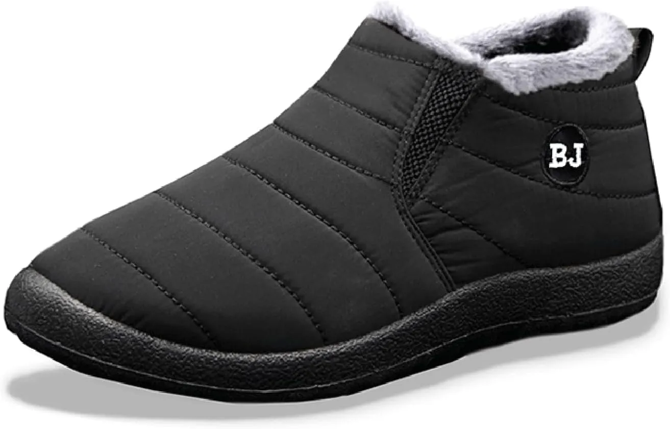 Women's Warm Fur Lined Snow Boots Waterproof Ankle Boots Outdoor Booties Comfortable Winter Shoes for Women