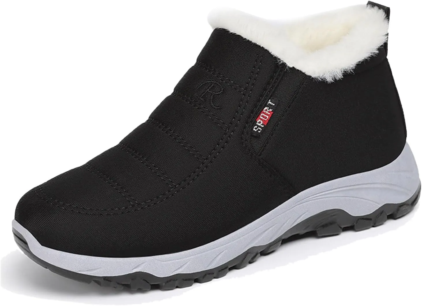 Women's Winter Boots Warm Faux Lined Ladies Snow Boots Fashion Mid Leather Boots Lace Up Insulated Women S Boots Winter