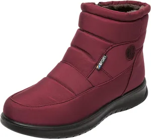 ZBYY Womens Warm Fur Lined Winter Snow Boots Waterproof Ankle Boots Outdoor Booties Comfortable Shoes for Women